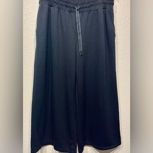 Joe Fresh Black Wide Leg Drawstring Casual Pants - Size L (Women’s)